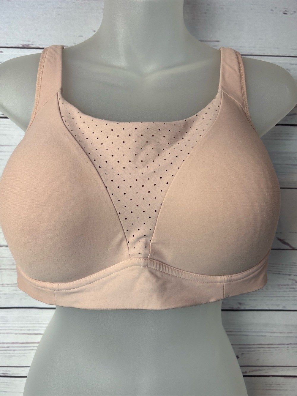 Lululemon Run Times Bra High Support Sports Bra Pink 38DD Ventilated Back Close